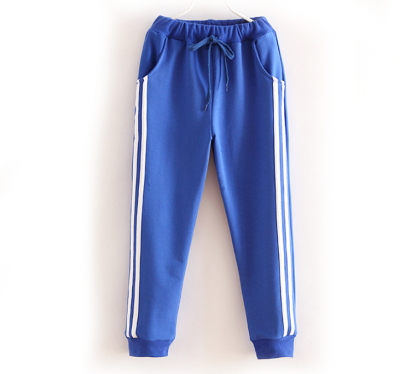 SKCC001 ordering children's sweatpants ordering children's thin cotton trousers online ordering sweatpants sweatpants manufacturer side view